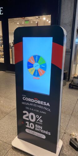 Ruleta en tótem para Cordobesa