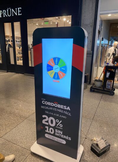 Ruleta en tótem para Cordobesa